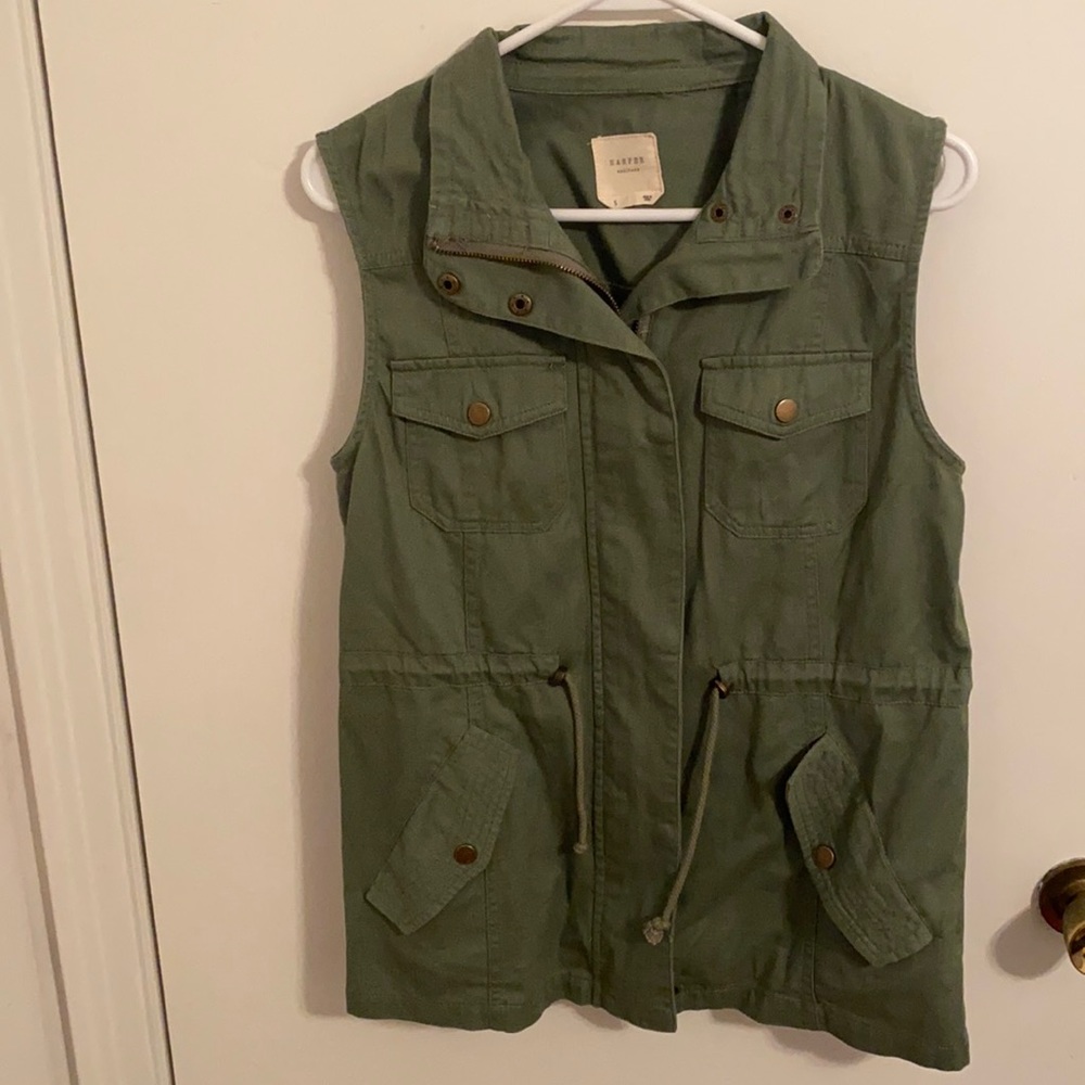 Olive Green Vest